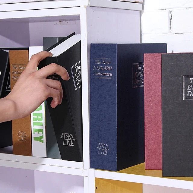 Hidden Book Safe With Combination Lock