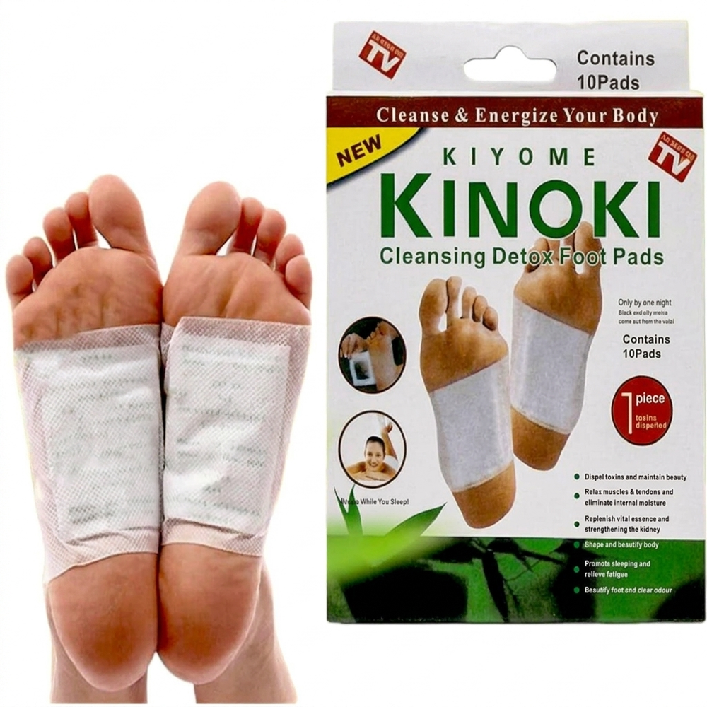 Kinoki Detox Foot Pads – Natural Foot Pain Relief Patches